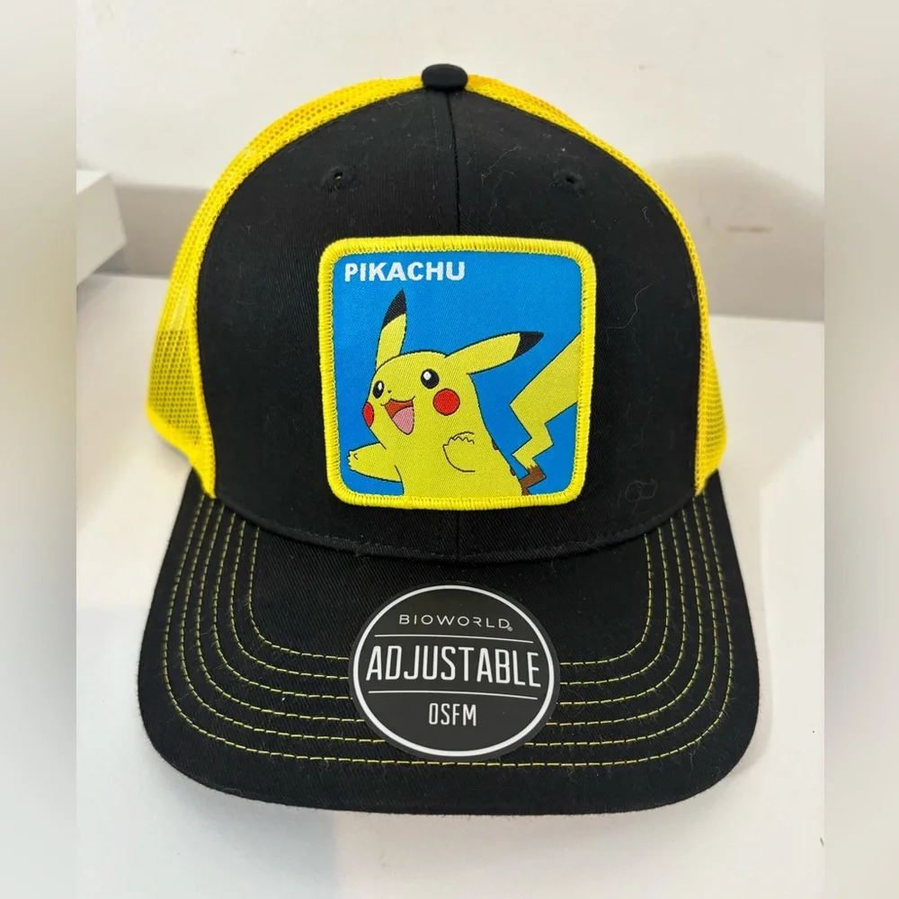 Bundle of 2 Youth Hats Pokémon Super Mario Brothers OSFM NWT NWOT Casual Boy